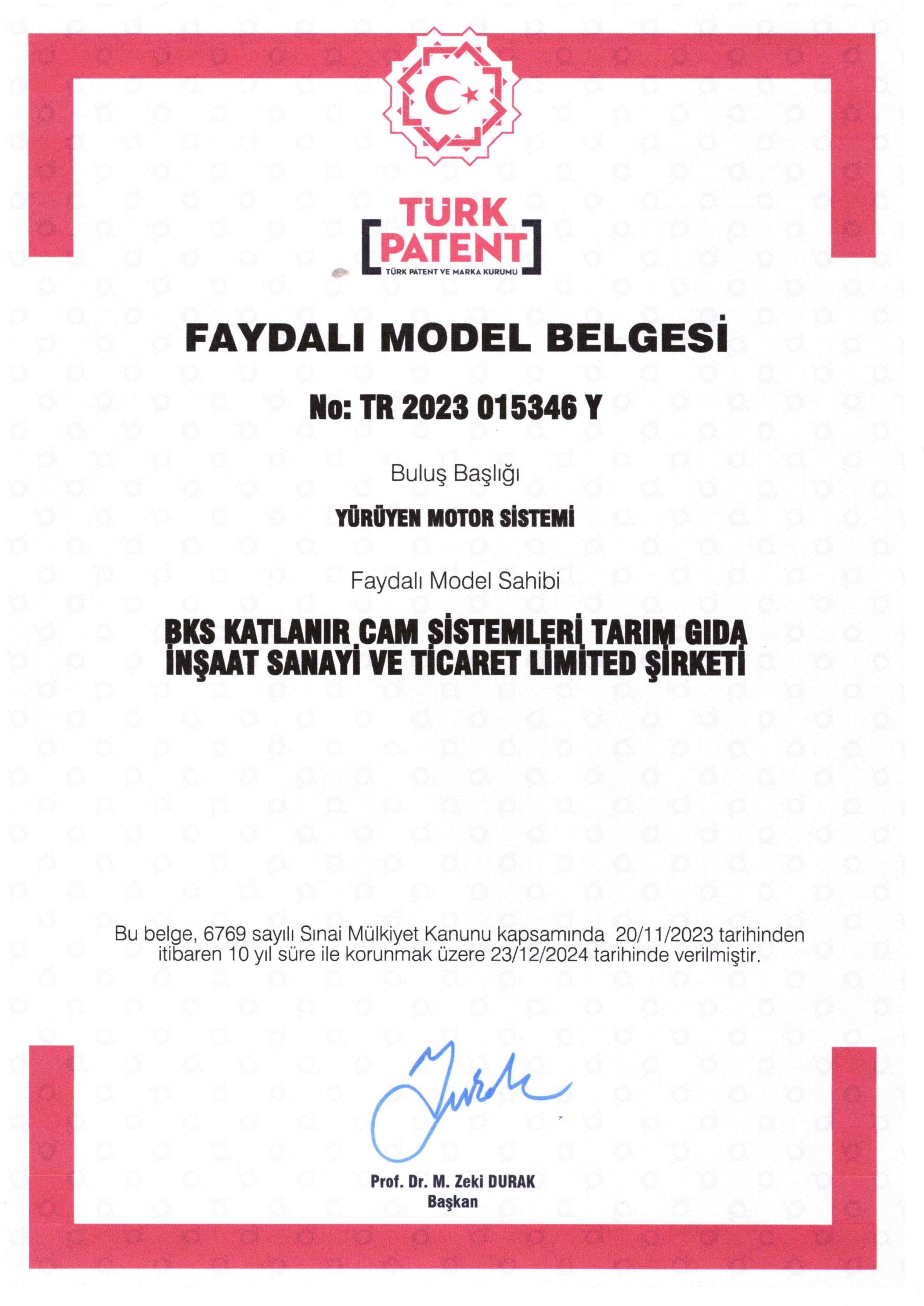 Yürüyen Motor Sistemi